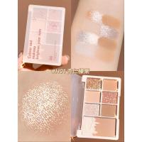 眼影 燕麦奶茶栗子奶咖大地色珠光哑光日常百搭栗子7影盘