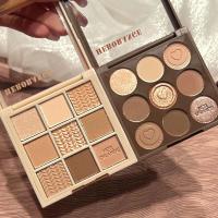 纽扣针织衫九影盘珠光哑光细闪平价小众学生水眼影