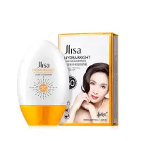 正常规格 肌琳莎水润亮采保湿防晒霜(韩婵)45g []同款水润亮采保湿防晒霜45g遮瑕隔离防晒霜修护15倍