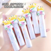 味道随机 [新品]蕾琪乖萌宝贝儿童唇膏滋润补水保湿牛奶草莓水果味宝宝润唇膏