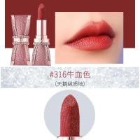 [新品]美妆水钻蝴蝶结口红 李佳琦推荐哑光雾面唇膏