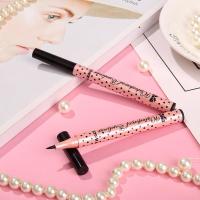 [新品]彩妆波点水性眼线笔防水不晕染眼线液笔硬头