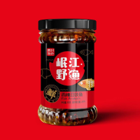 四川特色岷江野渔香辣豆豉鱼200g瓶装好吃实惠开胃下饭菜香辣可口家庭必备