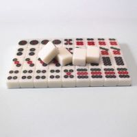 26mm迷你旅游小麻将便携宿舍旅行游mini袖珍小号带桌寝室手搓麻雀|26mm玉色小麻将 简装[收纳袋版]