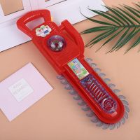 新款儿童玩具电动发光音乐震动锯子光头强卡通电锯仿真带震动电锯|红色1个