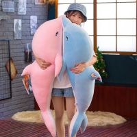 海豚毛具超软公仔小鲨鱼布娃娃女孩床上玩偶睡觉抱枕生日礼物