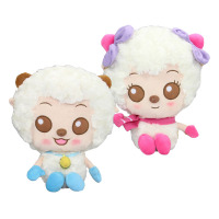 可爱版毛具公仔儿童美羊羊娃娃玩偶新年礼物