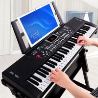 电子琴61键儿童初学女孩带麦克风多功能宝宝钢琴音乐早教玩具礼物