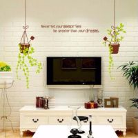 卡通温馨墙贴田园风光背景墙贴画少女房间卧室浪漫装饰自粘贴纸|I款吊篮