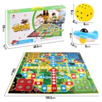 儿童立体地毯游戏棋地毯亲子超大号游戏爬行垫飞机棋地垫式|彩盒版立体