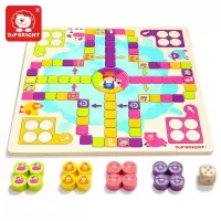 幼儿园桌游互动棋类玩具3-4-6岁儿童亲子游戏棋跳跳棋|开心农场