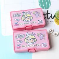 可爱韩国ins风贴纸套装卡通少女心手账贴纸行李箱diy装饰贴画盒装|棒棒女孩贴纸盒装2盒