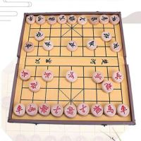 木质连盘中国象棋 皮连盘象棋 榉木连盘象棋|60榉木单边皮盒连盘象棋