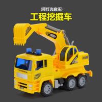 消防车玩具儿童惯性可喷水车灯光音乐云梯车救火车工程车男孩玩具|升级版挖掘机(带灯光音乐)