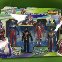 万代奥特曼软胶玩具人偶欧布捷德泰罗赛罗迪迦银河高斯怪兽公仔玩|国产赛罗软胶套装