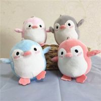 可爱北极胖企鹅公仔毛具钥匙扣挂件小动物玩偶生日礼物女娃娃