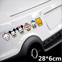 电动车贴纸防水划痕可爱创意装饰个性摩托车电瓶车身遮盖卡通贴画|透明长条六号