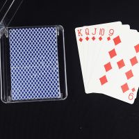 一副 塑料扑克防水磨砂布纹塑料扑克德州扑克可水洗花|4501