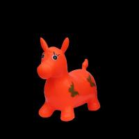 儿童充气玩具音乐皮马玩具加大加厚幼儿园坐骑跳跳小皮狗|无音乐马送打气筒颜色随机1个