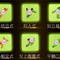 创意扑克夫妻情侣礼物另类恶搞成人游戏姿势体位污漫画挑逗|夜光体位骰子一个