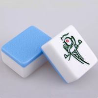 自动麻将机麻将大号中号机用四口正磁全自动一级精品麻将|蓝色 58号一级精品麻将108张