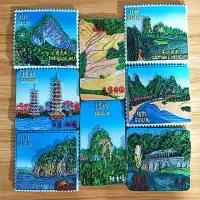 各地冰箱贴旅游纪念品桂林丽江西安兵马俑磁性贴工艺旅游品|桂林(8个)一套