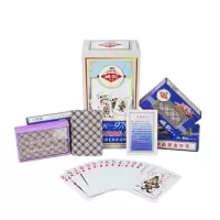 100副整箱扑克 纸加厚便宜成人创意加厚扑克|9788塑料盒纸(144副)
