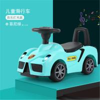 儿童滑行学步车静音滑行带靠背音乐小孩扭扭车宝宝玩具新款溜溜车|保时捷菲尼绿+灯光+音乐+礼包