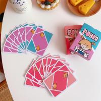 韩国少女心可爱软萌女孩粉色扑克娱乐游戏纸创意搞怪小礼物|粉色+蓝色