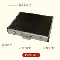 家用麻将一级品 大号手搓麻将 40 42 44mm送桌布软包|42MM蓝或绿铝箱+桌布
