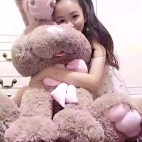 美国兔邦尼兔子公仔玩偶大号毛具布娃娃可爱睡觉抱女孩萌韩国