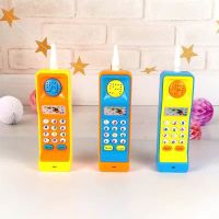 儿童大哥大手机婴儿早教宝宝学数字音乐电话6-12月1-3岁玩具|大哥大手机一个 带电池