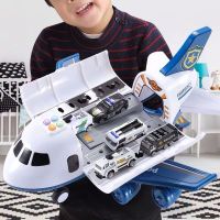 儿童玩具飞机男孩宝宝大号音乐故事灯光惯性车客机合金小汽车模型