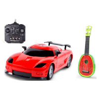 遥控车+尤克里里琴 两件套 亲子互动 遥控车玩具 音乐水果琴