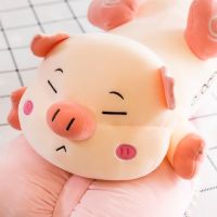 可爱少女心情侣趴趴猪毛具天使猪公仔娃娃生日礼物送女友抱枕