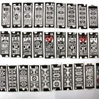 120张纸3送1河南2副老式扑克花长叶子柳叶老人87*33|C:水浒武松濮阳