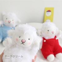 美国小羊挂件公仔毛具玩偶抖音同款小绵羊钥匙扣背包挂饰