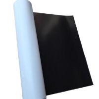 背胶磁条橡胶贴磁板教学纸磁贴软片磁性贴吸铁磁铁磁片强力0.5mm|宽60厘米长50厘米(白色) 一面磁性一面有胶