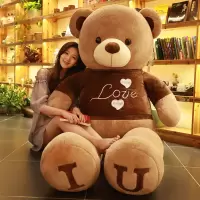 可爱毛具泰迪熊猫大熊布娃娃玩偶公仔情人节生日礼物女