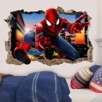 壁纸自粘房间装饰品卧室卡通贴纸漫威绿巨人3d立体墙贴墙纸贴画|超大穿墙