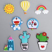 卡通创意冰箱贴磁性贴立体软胶磁铁个性家居装饰儿童早教磁贴套装|款式十七