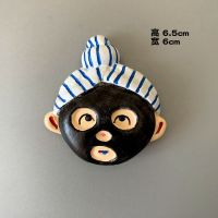 丑萌搞怪磁性贴 芭蕾舞男小丑冰箱贴 磁贴 面膜女孩冰箱装饰贴|黑面膜女孩