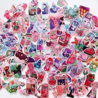 手帐贴纸日系少女心甜美食物插画人物零食小清新可爱卡通素材贴画|少女心180枚(和纸)