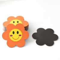 磁力贴片磁性贴黑白板冰箱儿童小红花笑脸贴纸幼儿园奖励贴磁铁片|橙色5cm大号磁贴(20个)