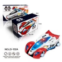 2020新款电动万向灯光音乐碰撞变形车儿童玩具战斗机