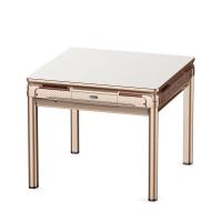 家用静音四口机全自动麻将机多功能餐桌两用麻将桌手机充电usb口|前程1号香槟 46#136张