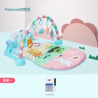 婴儿脚踏钢琴健身架玩具0-1岁 新生儿宝宝音乐游戏毯3-6月|萌趣款【充电电池+螺丝刀】