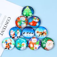 创意一套卡通可爱水晶玻璃冰箱贴磁性贴磁力贴纪念品礼品diy|圣诞一套10个