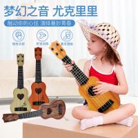 儿童音乐小吉他可弹奏中号尤克里里仿真乐器琴男女宝宝玩具3-12岁