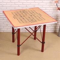 大号麻将桌布垫正方形家用麻将毯麻将垫带兜一米消音麻将布|皮革布78厘米不带兜黄色